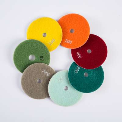 Diamond Wet Hand Flexible Polishing Pad for Stone