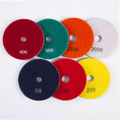 Flexible diamond polishing pad polishing tools