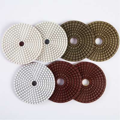 Wholesale Set 4inch Diamond Granite Wet Polishing buff Pad