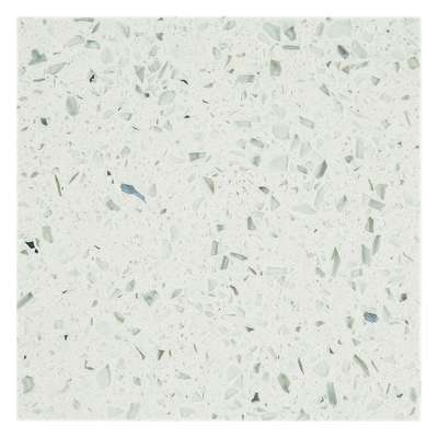 White Mirror Fleck Quartz Stone Countertop 3000*1400mm