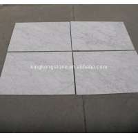 Hot sale good quality carrara white marble tiles antique surface